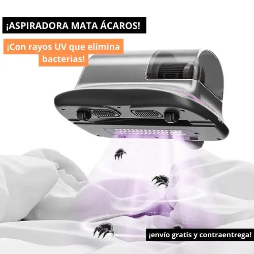 ¡Aspiradora con rayos UV para el hogar! Elimina ácaros y alérgenos